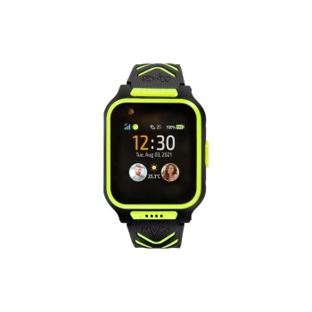 MyKi Smartwatch Montre GPS pour enfants MyKi 4 Noir/vert avec carte SIM MyKi Smartwatch Montre GPS pour enfants MyKi 4 Noir/vert avec carte SIM