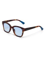 OKKIA Lunettes de soleil Giovanni Havane, Lentille bleue