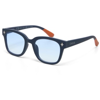OKKIA Lunettes de soleil Giovanni Midnight, Lentille bleue