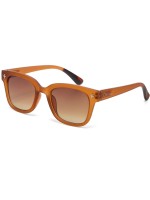 OKKIA Lunettes de soleil Giovanni Marron translucide