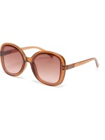 OKKIA Lunettes de soleil Anna Marron transparent