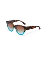 OKKIA Lunettes de soleil Silvia Havana Blue