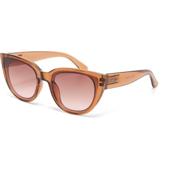 OKKIA Lunettes de soleil Silvia Marron transparent