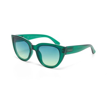 OKKIA Lunettes de soleil Silvia Vert transparent