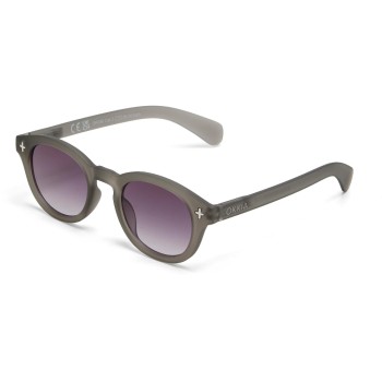 OKKIA Lunettes de soleil Milano Gris translucide