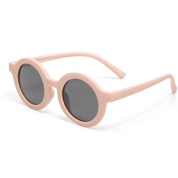 OKKIA Lunettes de soleil pour enfants Tondo, 6-10 ans Rose clair
