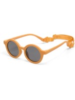 OKKIA Lunettes de soleil pour enfants Tondo 3-5 ans Coucher de soleil jaune
