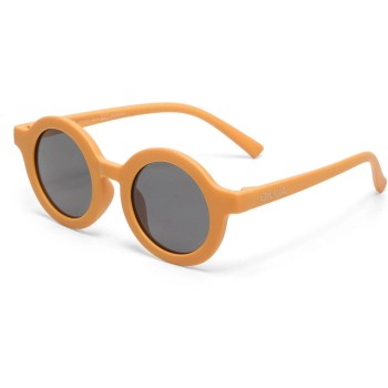 OKKIA Lunettes de soleil pour enfants Tondo, 6-10 ans Coucher de soleil jaune
