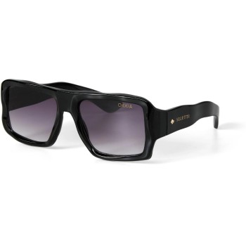 OKKIA Lunettes de soleil Seletti Kansas noir, lentille à gradient noir