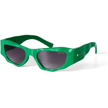 OKKIA Lunettes de soleil Seletti Colorado Vert, noir Lentille à gradient