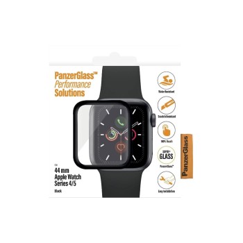PanzerGlass Displayschutz, für Apple Watch Serie 4/5 44mm Black