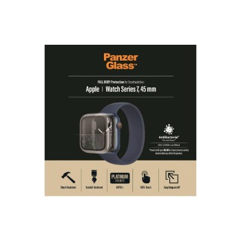 PanzerGlass Apple Watch Full Body Case, Clear, for Apple Watch 7/8 (45mm) PanzerGlass Apple Watch Full Body Case, Clear, for Apple Watch 7/8 (45mm)