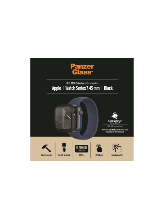 Panzerglass Protection d’écran Corps complet Apple Watch 7/8 (45 mm)