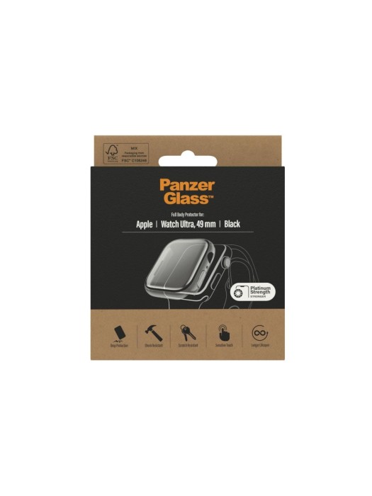 Panzerglass Protection d’écran Full Body Apple Watch Ultra (49 mm) Noir