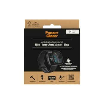 PanzerGlass Displayschutz, für Fitbit Versa 3/4 und Sense
