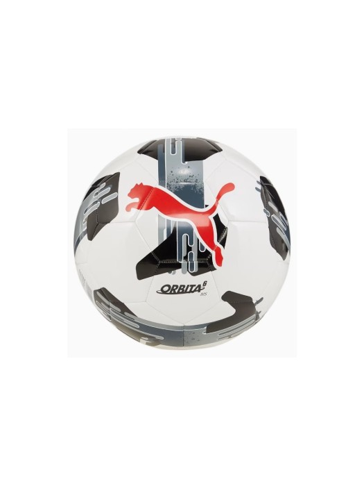 PUMA Ballon de football Orbita 6 MS Blanc-noir, Taille de la balle: 4