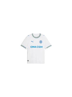 PUMA Réplique du maillot domicile de l'OM White, XL PUMA Réplique du maillot domicile de l'OM White, XL