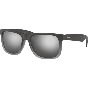 Ray-Ban Lunettes de soleil Justin Gris caoutchouc
