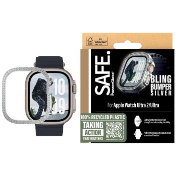 SAFE. Protection d'écran Bling Bumper Silver 46 mm SAFE. Protection d'écran Bling Bumper Silver 46 mm