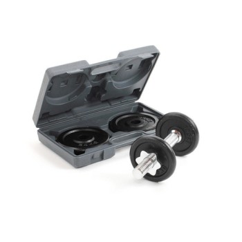 Schildkröt Fitness Kurzhantelset 10kg, im Koffer, 2x2.5kg, 2x1.25kg