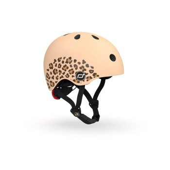Scoot and Ride Casque pour enfants Léopard Beige, XXS-S Scoot and Ride Casque pour enfants Léopard Beige, XXS-S