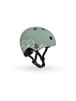 Scoot and Ride Casque pour enfants Green lines Vert, XXS-S