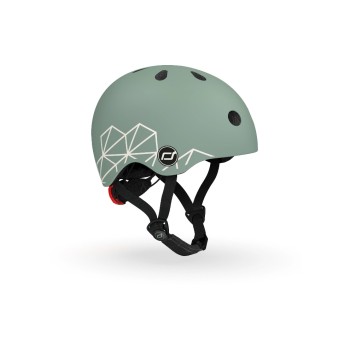 Scoot and Ride Casque pour enfants Green lines Vert, XXS-S Scoot and Ride Casque pour enfants Green lines Vert, XXS-S