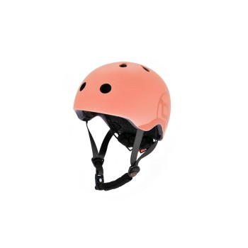 Scoot and Ride Casque pour enfants Peach Orange, S-M/51 - 55