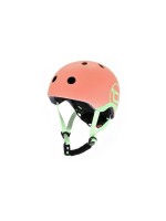 Scoot and Ride Casque pour enfants Peach Orange/Vert, XXS-S