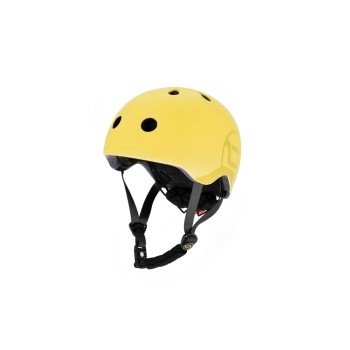 Scoot and Ride Casque pour enfants Lemon Jaune, S-M/51 - 55