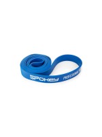 SPOKEY Bande élastique de musculation Power Bleu, fort, 208 cm