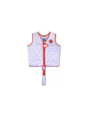 Swim Essentials Gilet de sauvetage 3-6 ans Lila Leopard