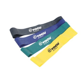 TOGU Theragym Loop 4er Set, gelb, grün, blau, schwarz TOGU Theragym Loop 4er Set, gelb, grün, blau, schwarz