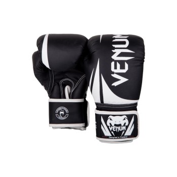 Venum Challenger 2.0 Kids Boxing Gloves, Gr.6 Oz,Black/White