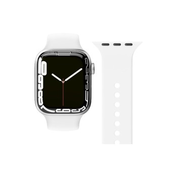 Vonmählen Silicon Loop White, 2, Apple Watch 42/44/45/49mm Vonmählen Silicon Loop White, 2, Apple Watch 42/44/45/49mm