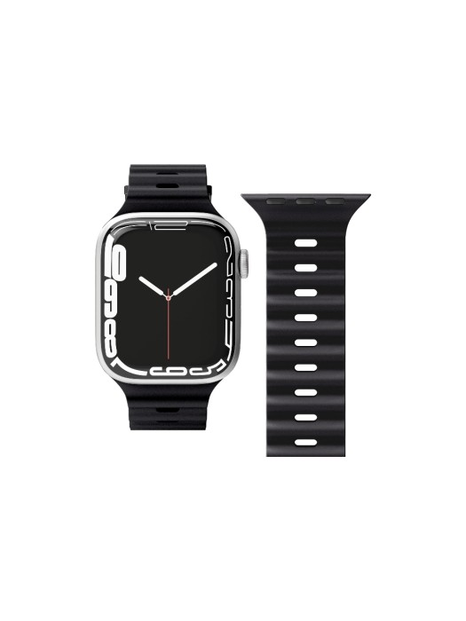 Vonmählen Wave Band Apple Watch 42/44/45/49 mm Black