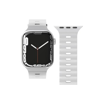 Vonmählen Wave Band Light Gray, 2, Apple Watch 42/44/45/49mm Vonmählen Wave Band Light Gray, 2, Apple Watch 42/44/45/49mm