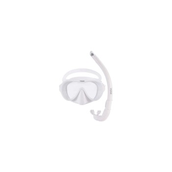 YEAZ OCEAN VIBES snorkel & mask, white focus